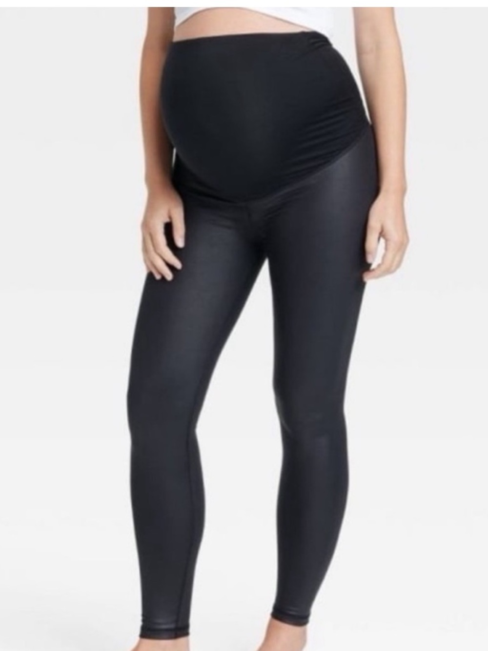 NWT Isabel by Ingrid & Isabel High Gloss Maternity Leggings